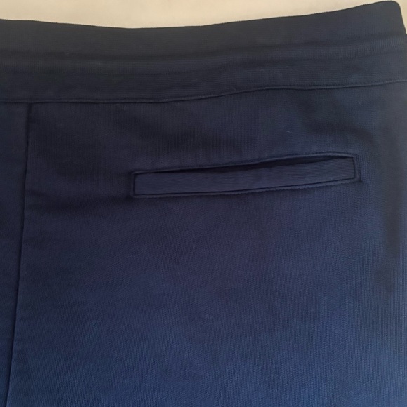 Vince Navy Cotton Drawstring Shorts Men’s Large / 100% Cotton / Casual Luxe 10” - Picture 7 of 8